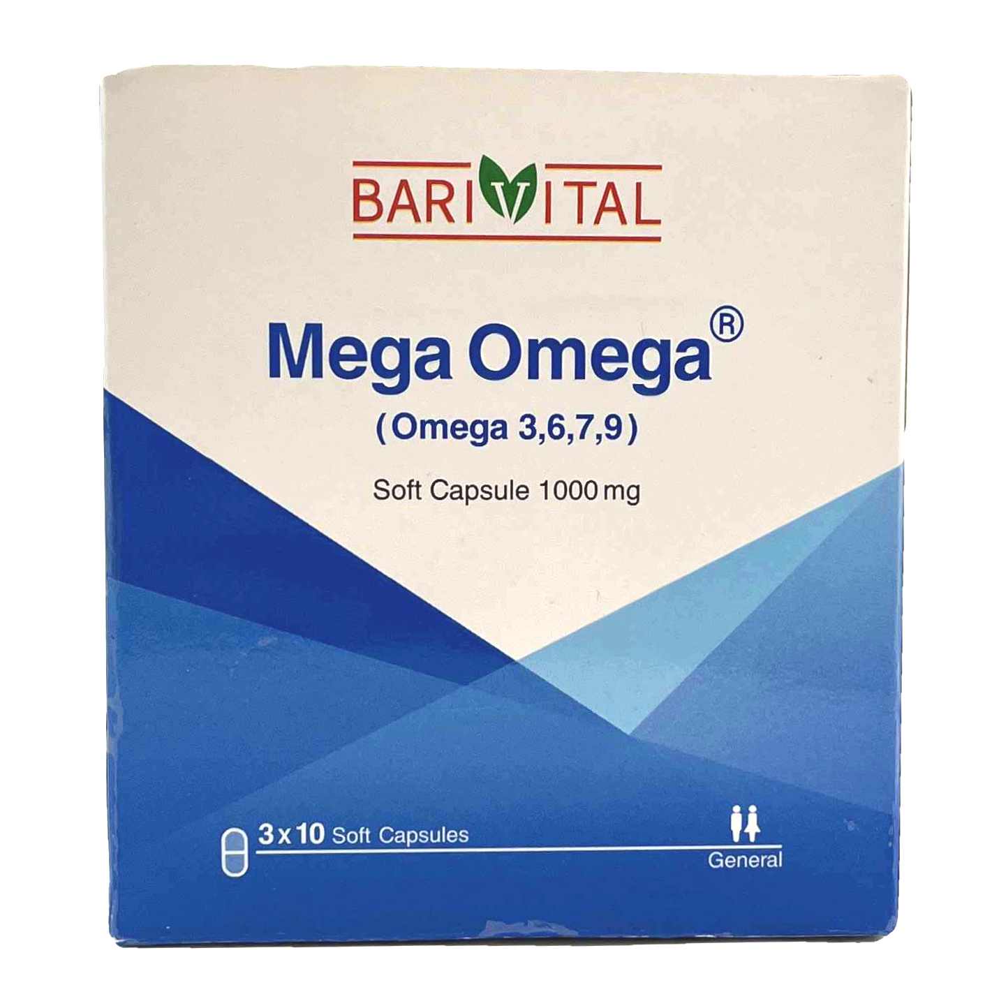 سافت ژل مگا امگا باریویتال Mega omega Barivital